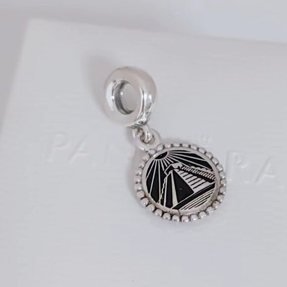Pandora El Castillo Temple of Kukulcan Mexico Pyramid Cozumel Dangle Charm S925 - Picture 7 of 7